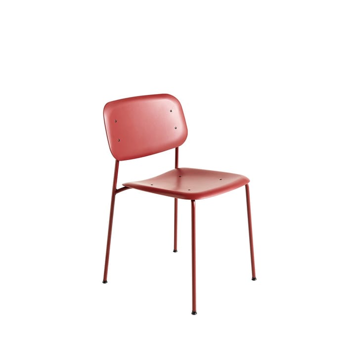 Soft Edge 45 stol - fall red, fall red stålstativ - HAY