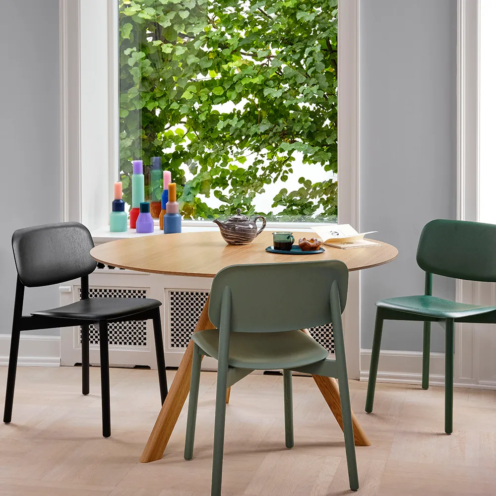 Soft Edge 60 stol, Smoked oak-ekstativ HAY