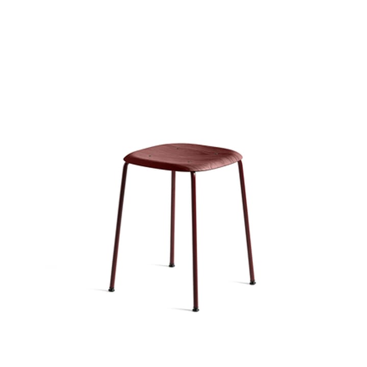 Soft Edge 70 pall - fall red, fall red stålstativ - HAY