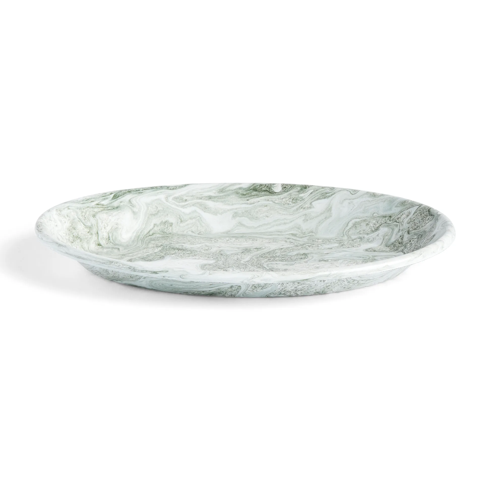 Soft Ice oval tallrik 21,5x31,5 cm, Green HAY