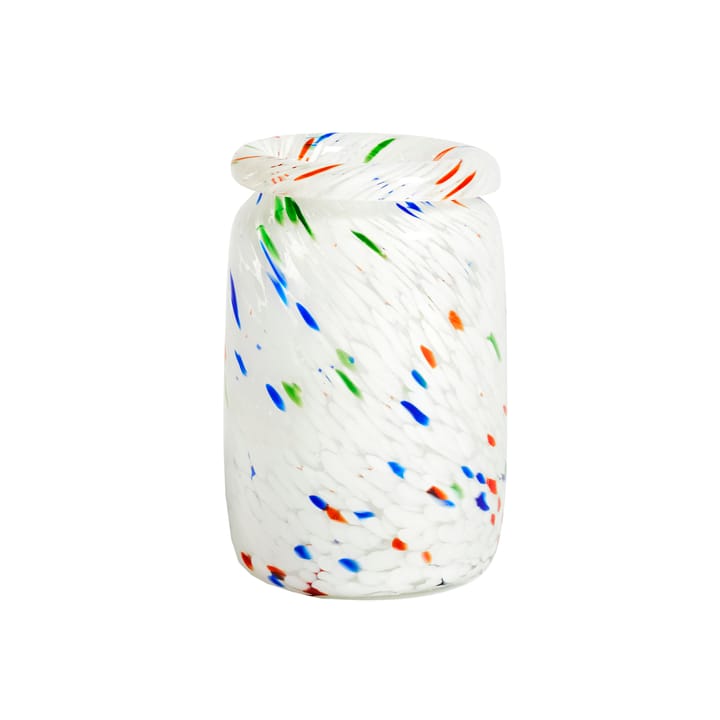 Splash Roll Neck vas M 22 cm - White dot (multi) - HAY