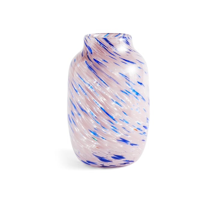 Splash Round vas L - 30 cm Light pink-blue - HAY
