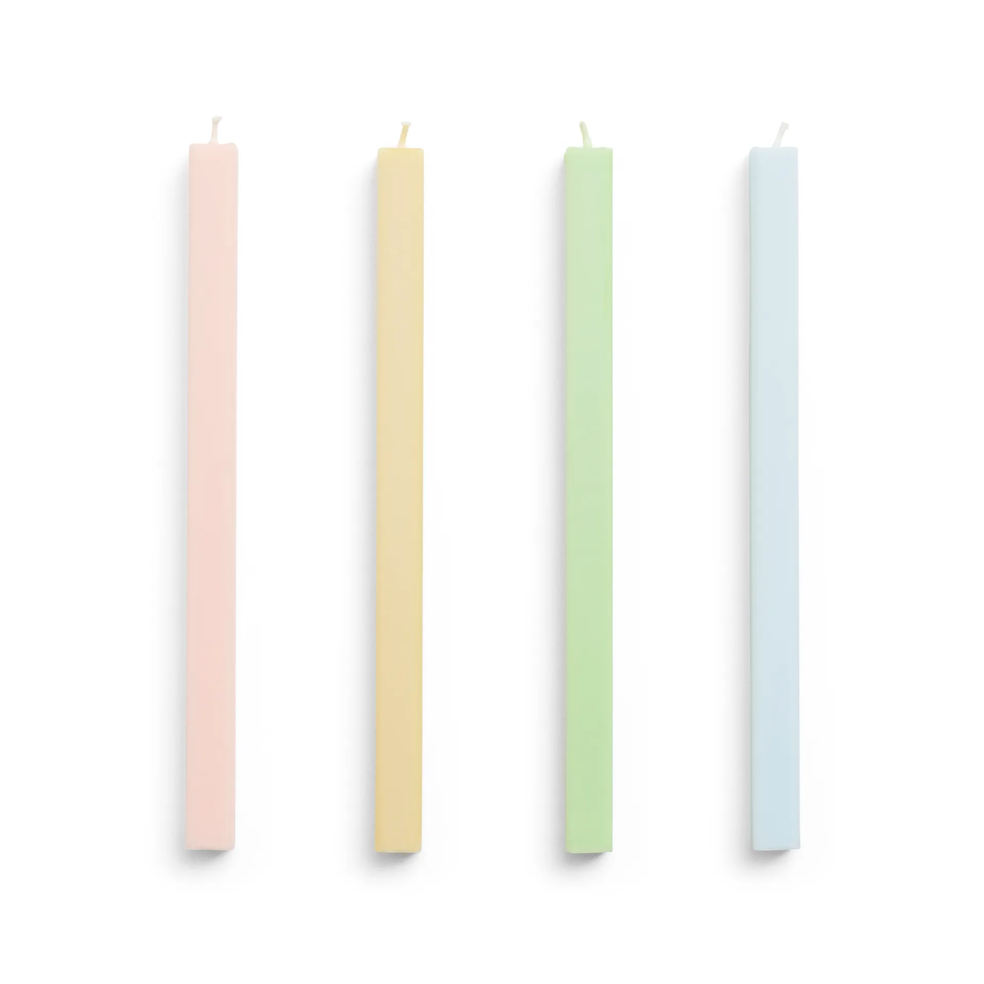 Square Candle ljus mix 4-pack, Fresh HAY