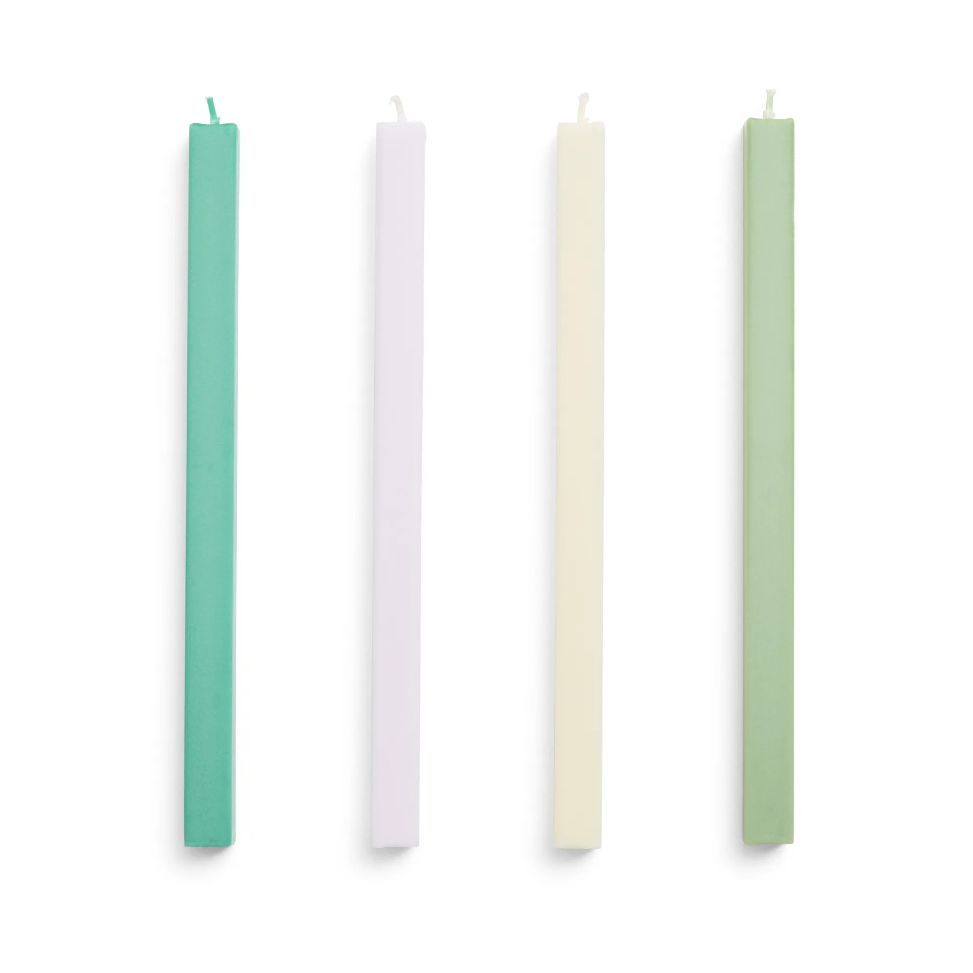 Square Candle ljus mix 4-pack, Pastel HAY