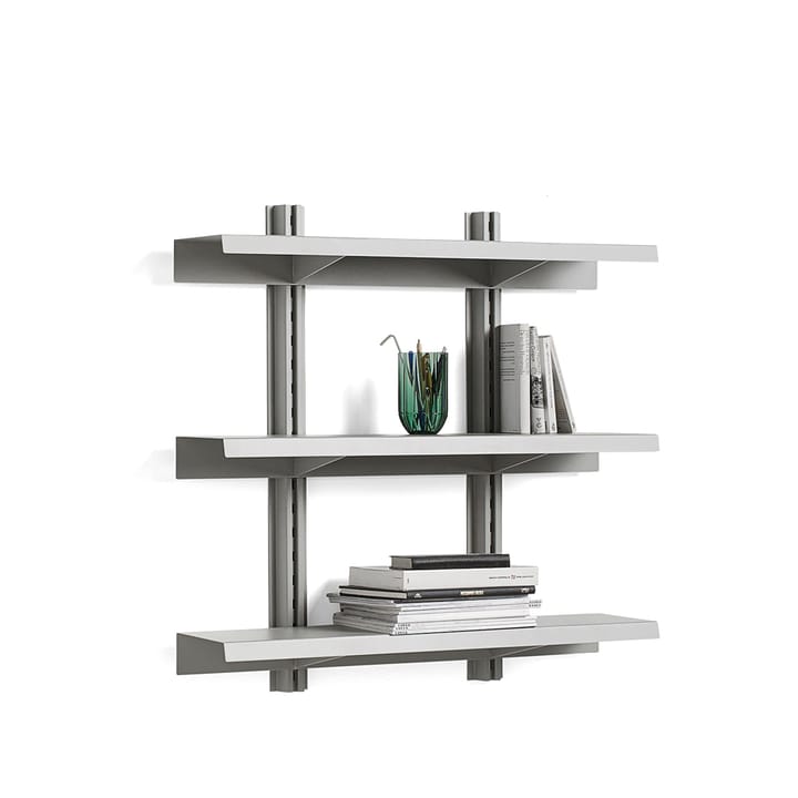 Standard Issue vägghylla, sky grey, 120, 5 hyllplan HAY