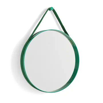 Strap Mirror spegel Ø50 cm - Green - HAY