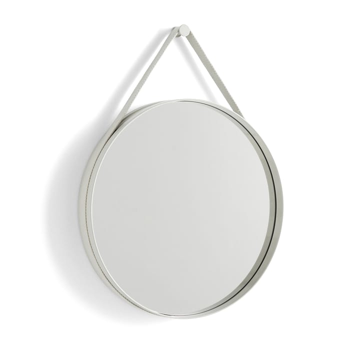 Strap Mirror spegel Ø50 cm - Light grey - HAY
