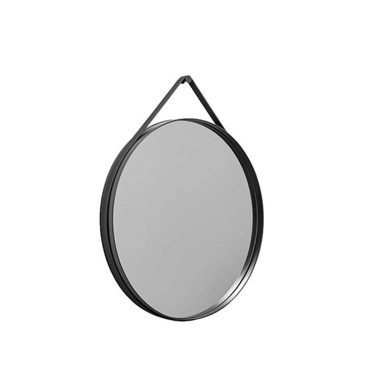 Strap Mirror spegel Ø70 cm - Anthracite - HAY