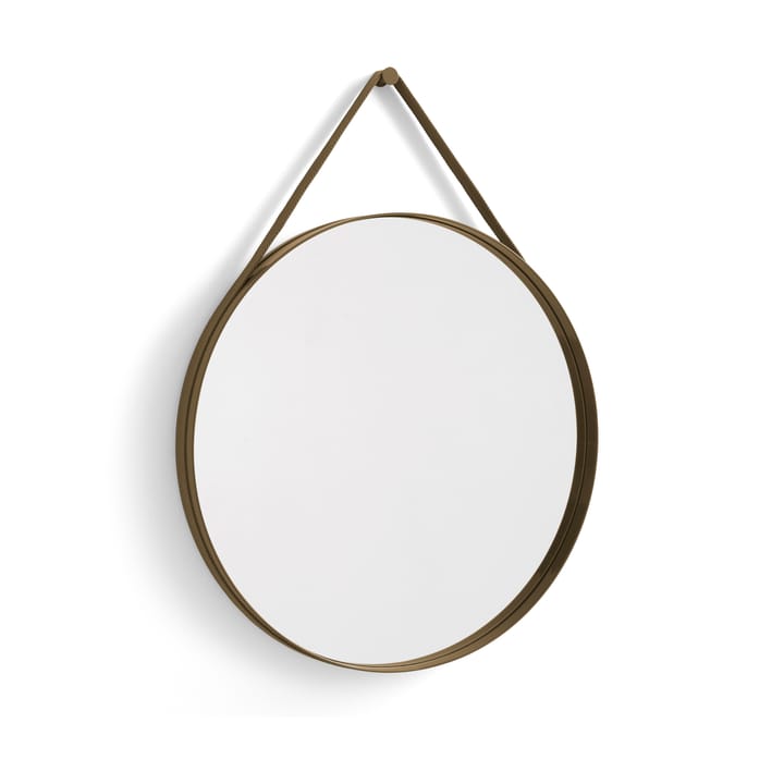 Strap Mirror spegel Ø70 cm - Light brown - HAY