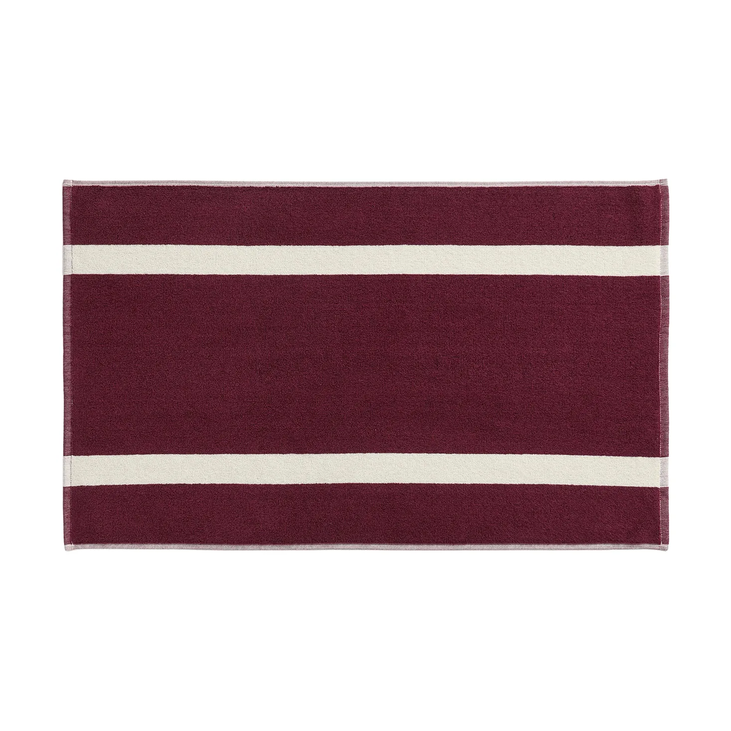 Stripe badrumsmatta, Burgundy, 50x80 cm HAY