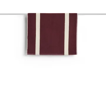 Stripe badrumsmatta - Burgundy, 50x80 cm - HAY
