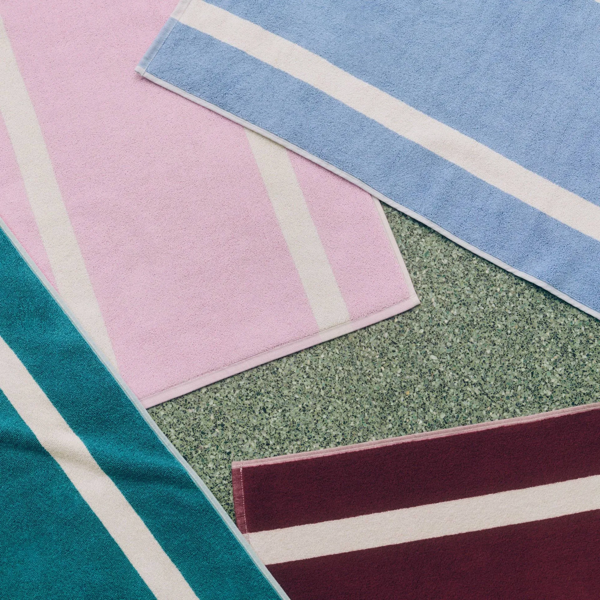 Stripe badrumsmatta, Cool pink, 50x80 cm HAY