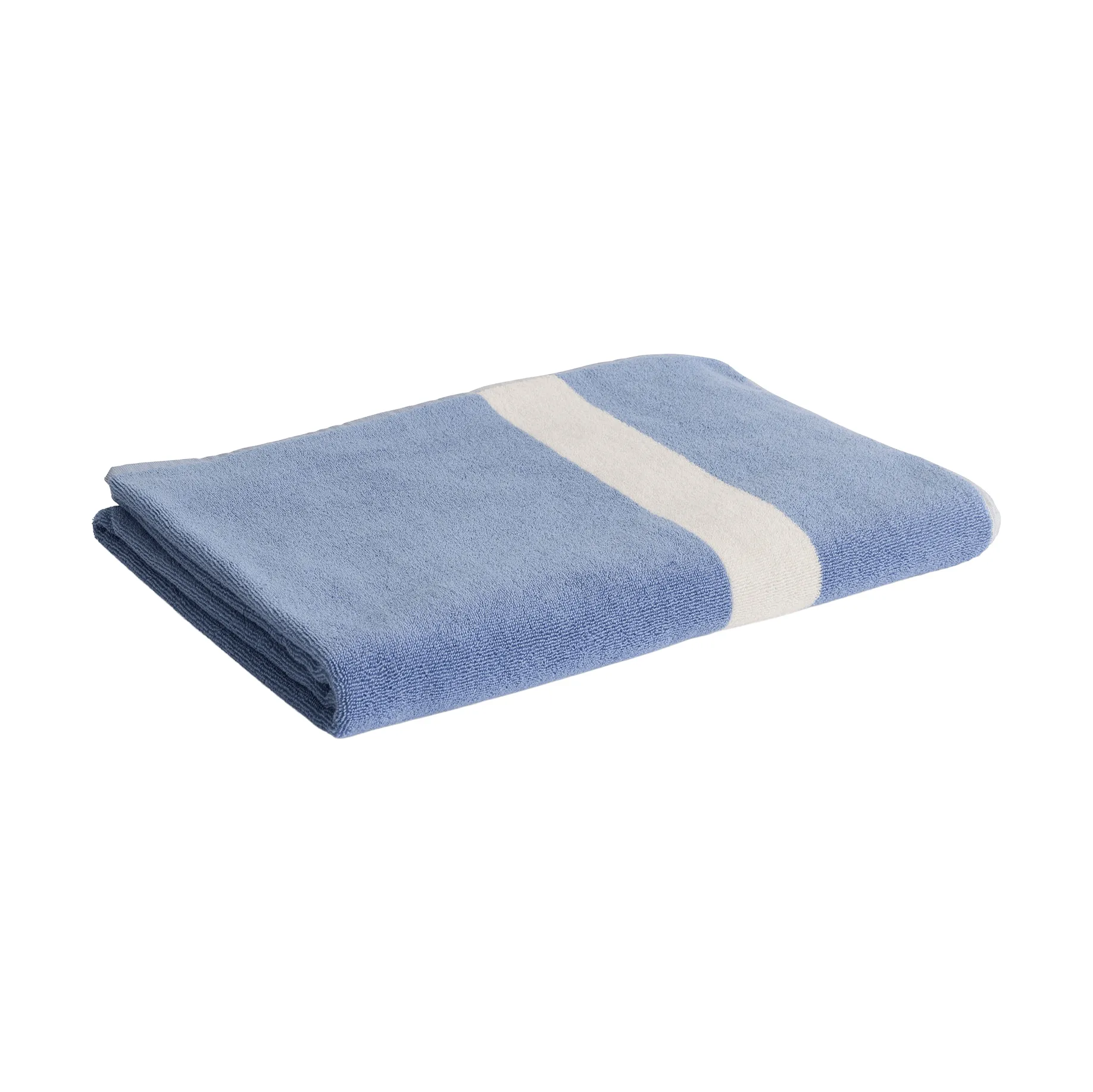 Stripe handduk, Dusty blue, 100x150 cm HAY