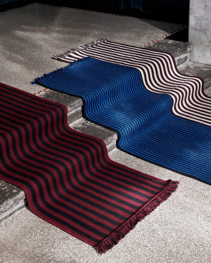 Stripes and Stripes matta 60x200 cm, Blue HAY