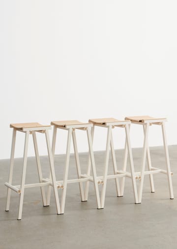 Taburete 8 high barstol 75 cm - Eggshell - HAY