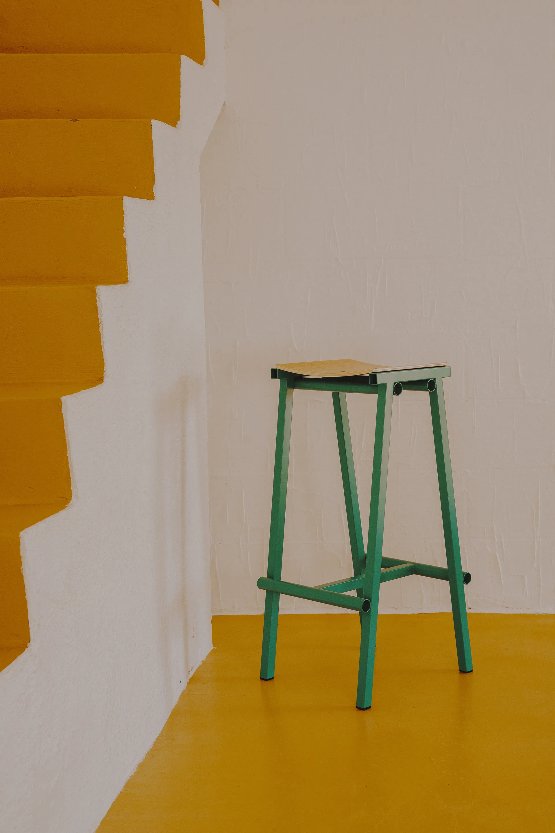 Taburete 8 high barstol 75 cm, Soft jade HAY