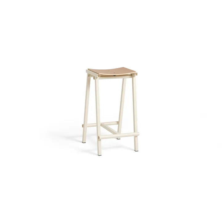 Taburete 8 low barstol 65 cm - Eggshell (vit) - HAY