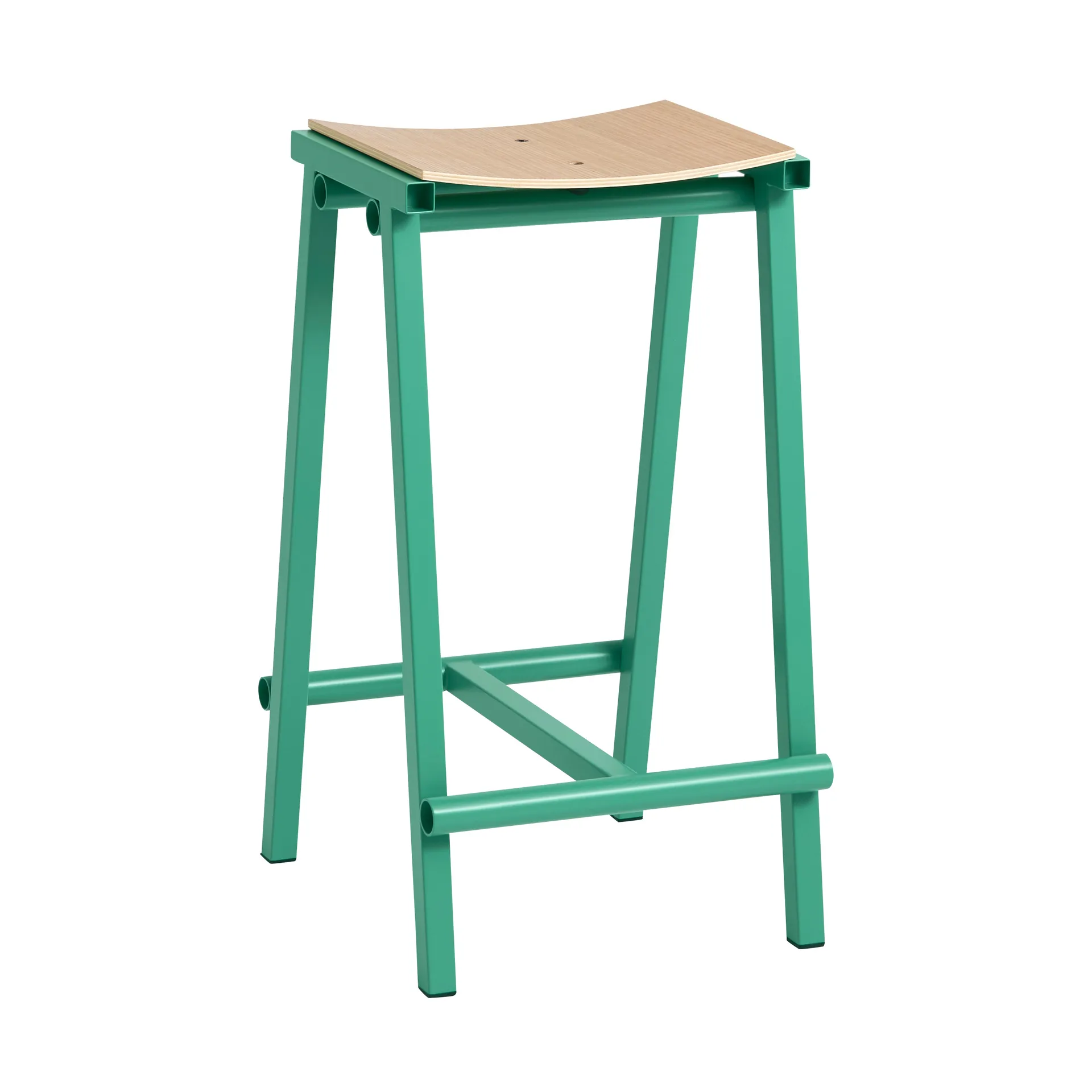 Taburete 8 low barstol 65 cm, Soft jade (grön) HAY