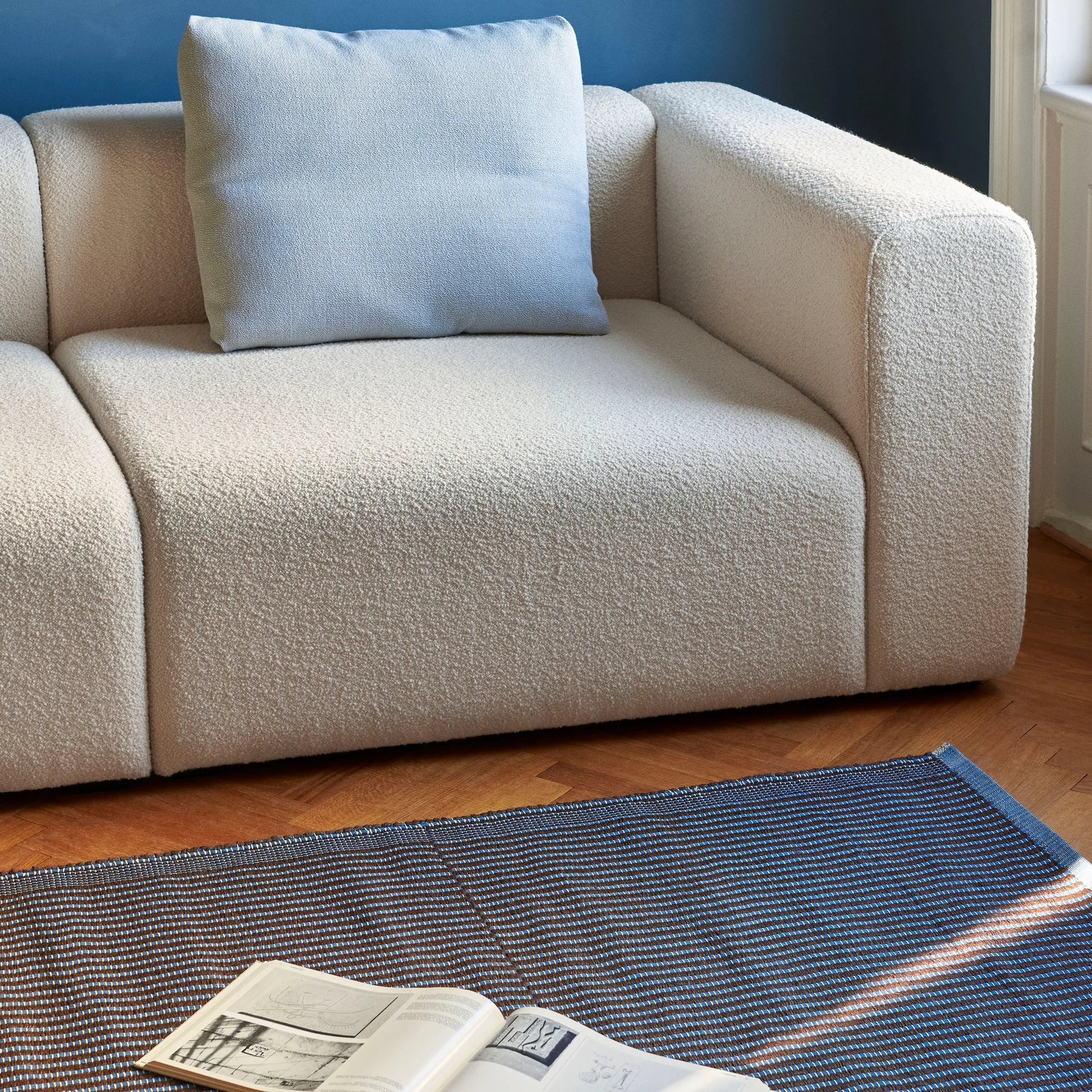 Tapis matta 140x200 cm, Chestnut-blue HAY