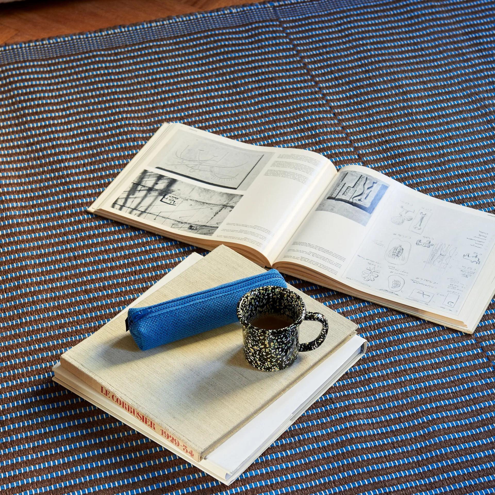 Tapis matta 170x240 cm, Chestnut-blue HAY