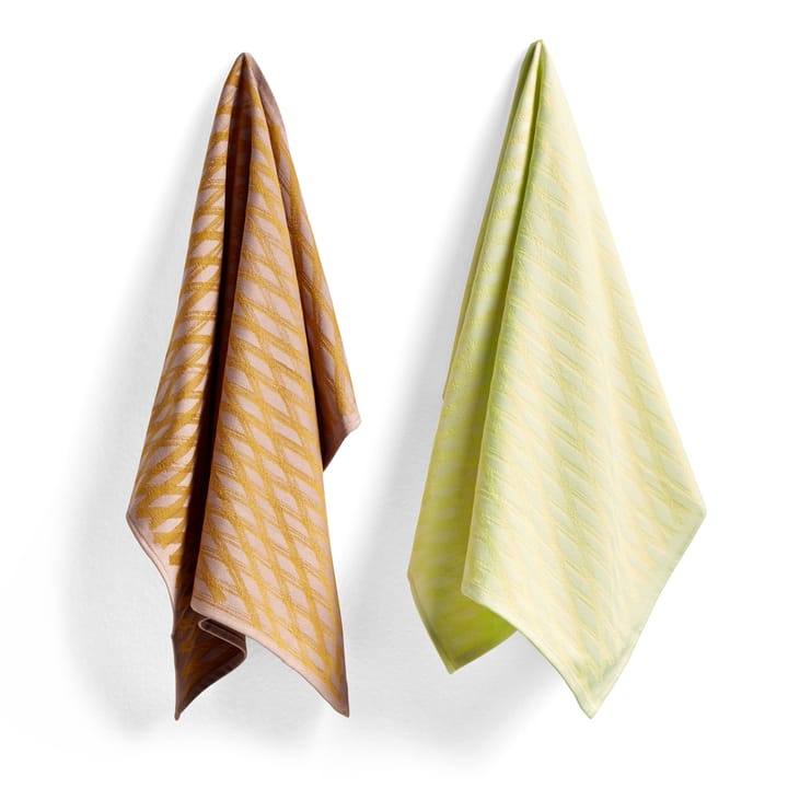 Tea Towel Marker diamond kökshandduk 2-pack - No 1 - HAY