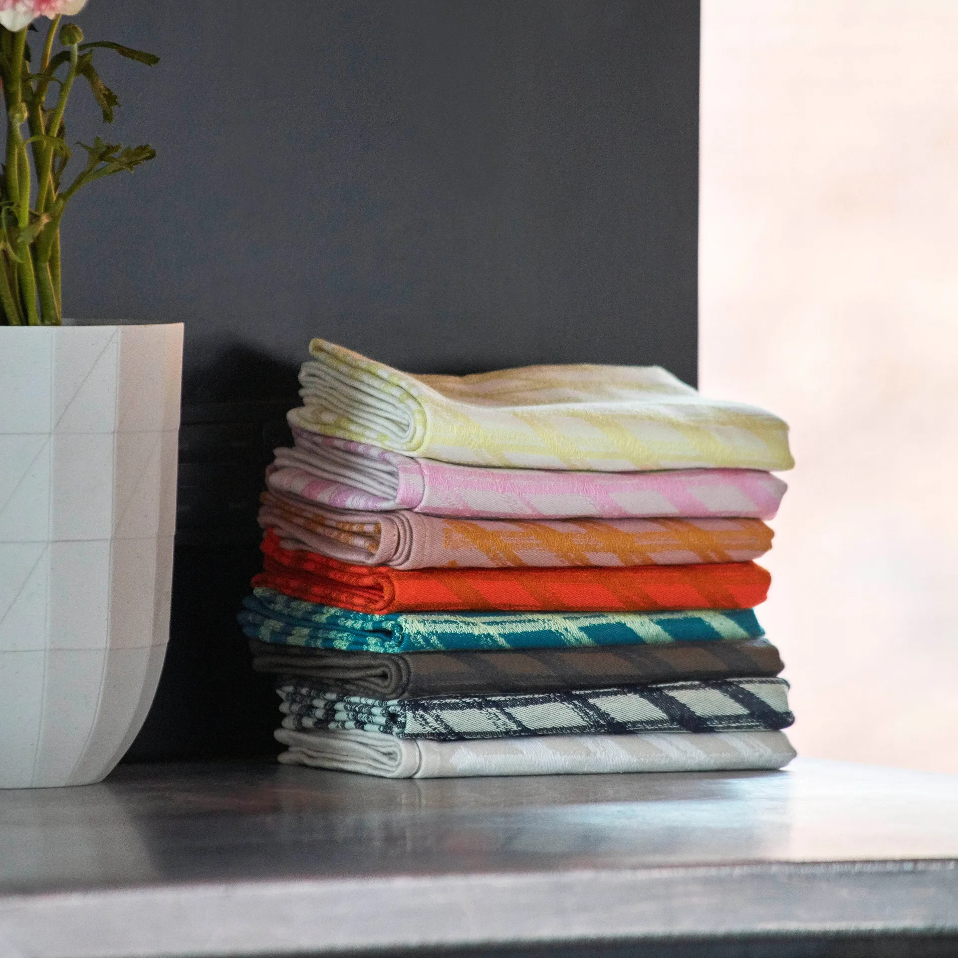 Tea Towel Marker diamond kökshandduk 2-pack, No 1 HAY