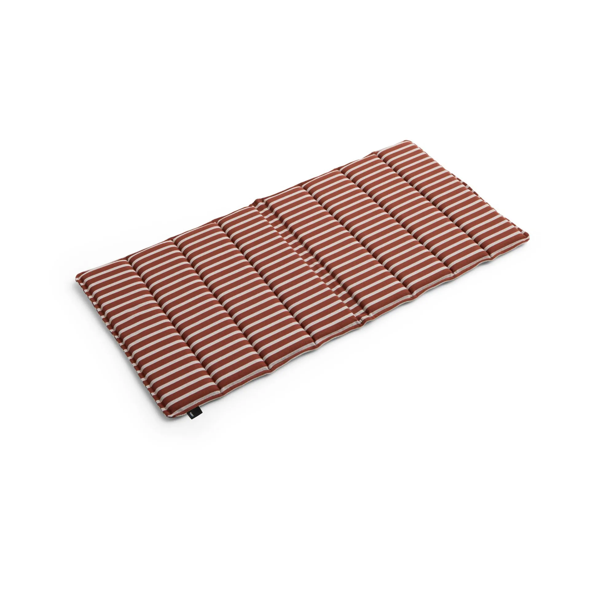 Terrazza Folding sittdyna, Terracotta bold stripe, 82x40 cm HAY