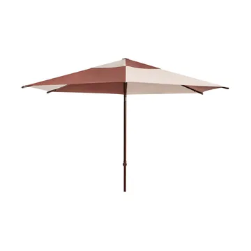 Terrazza Hexagon parasoll - Off-white-burgundy - HAY