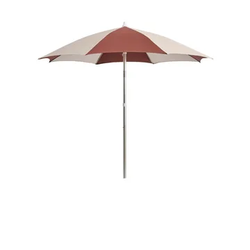 Terrazza Octagon parasoll - Off-white-burgundy - HAY