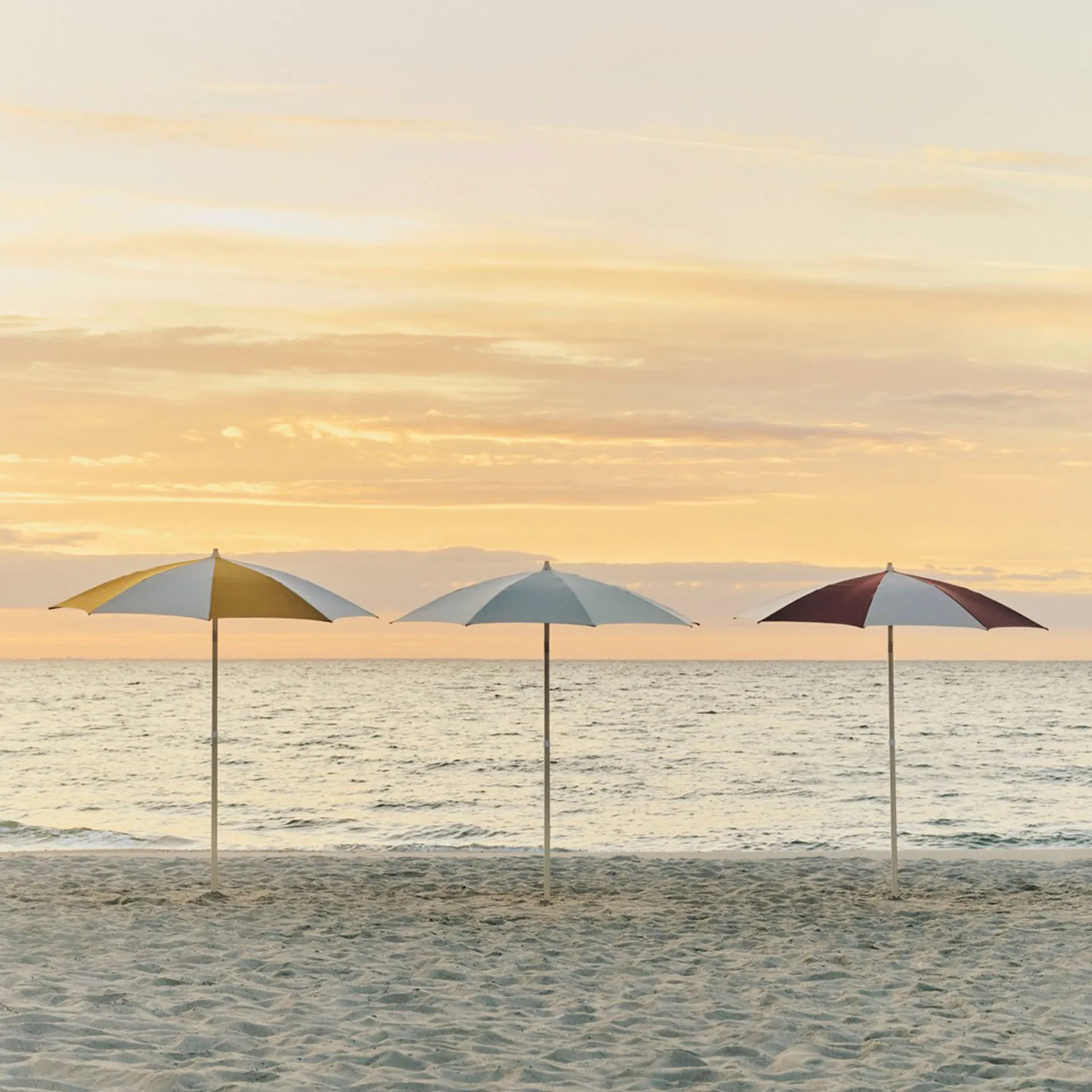 Terrazza Octagon parasoll, Off-white -grey HAY