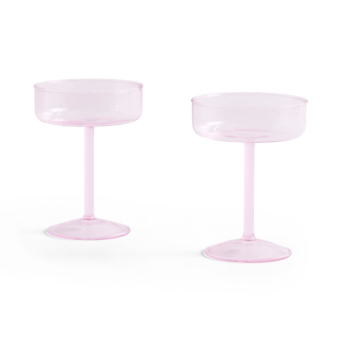HAY Tint coupeglas 20 cl 2-pack Rosa | Skandinavisk Design | Cocktailglas | Rosa