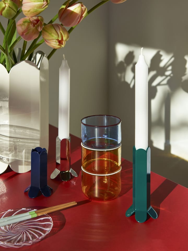 Tint glas 20 cl 2-pack, Ljusgul-vit kant HAY