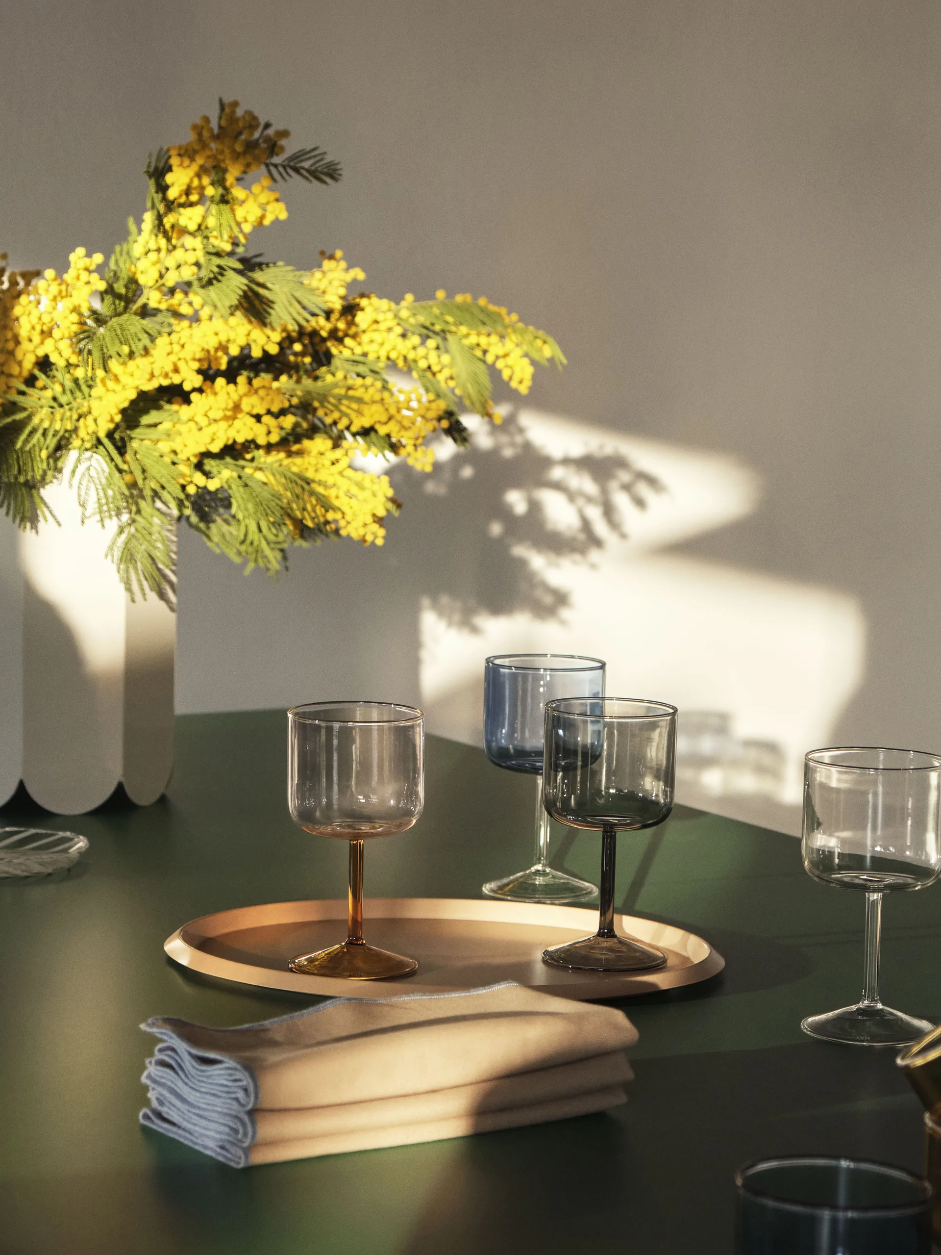 Tint vinglas 25 cl 2-pack, Klar HAY