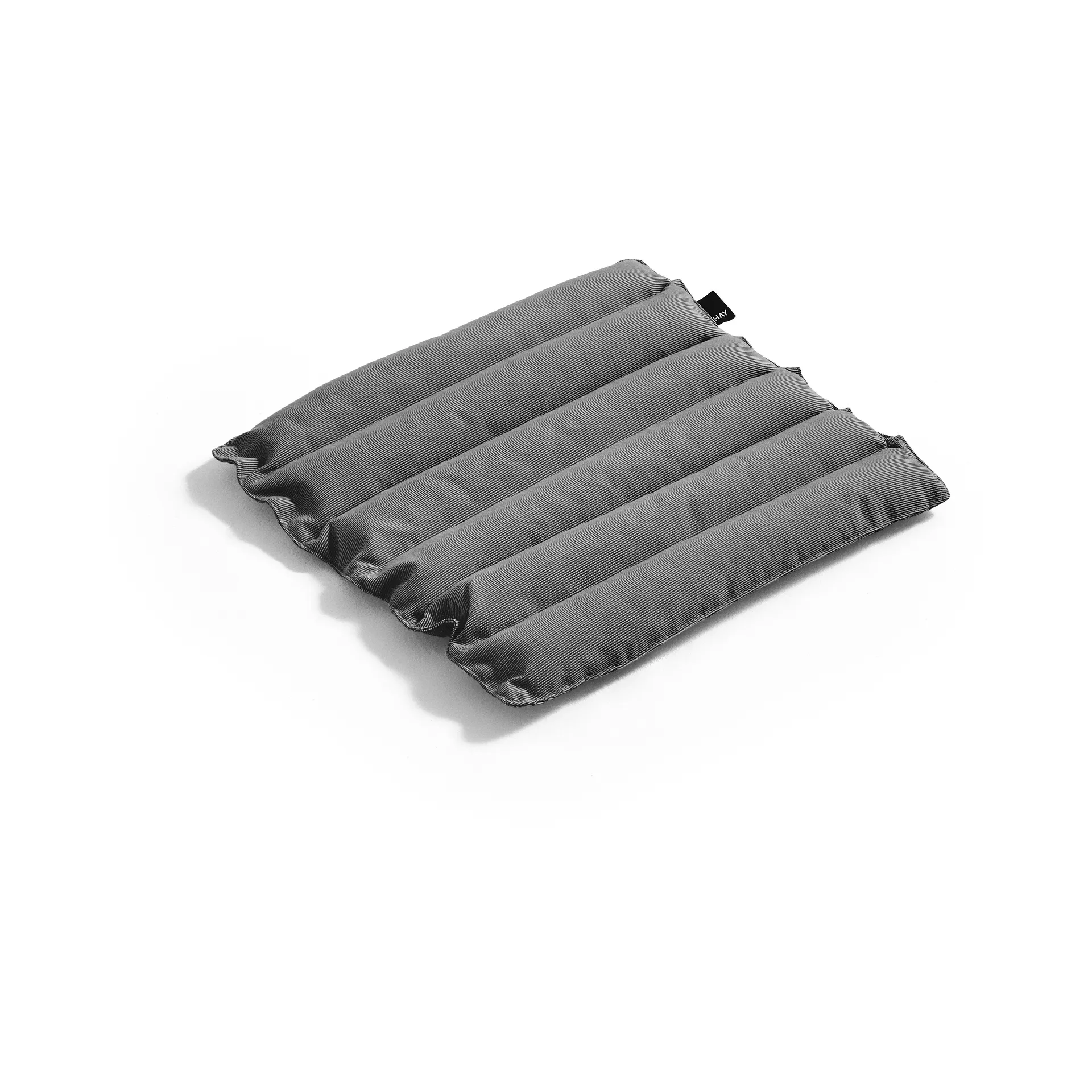 Traverse Quilted Stool sittdyna, Black pepper HAY