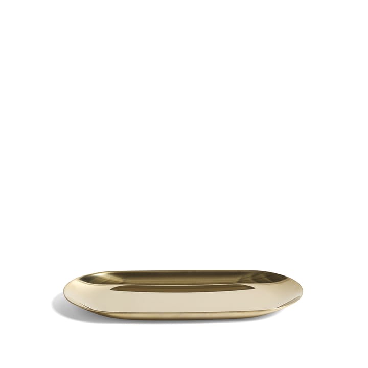 Tray bricka, golden, small HAY