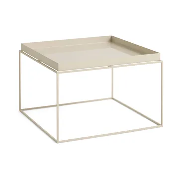 Tray Table medium brickbord - Warm beige, 60x60x39 cm - HAY