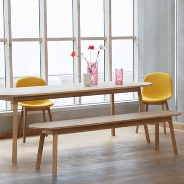 Triangle Leg bänk - ek olja, 150 cm - HAY