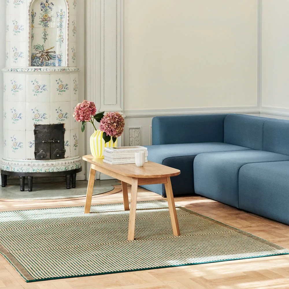 Triangle Leg bänk, ek olja, 200 cm HAY