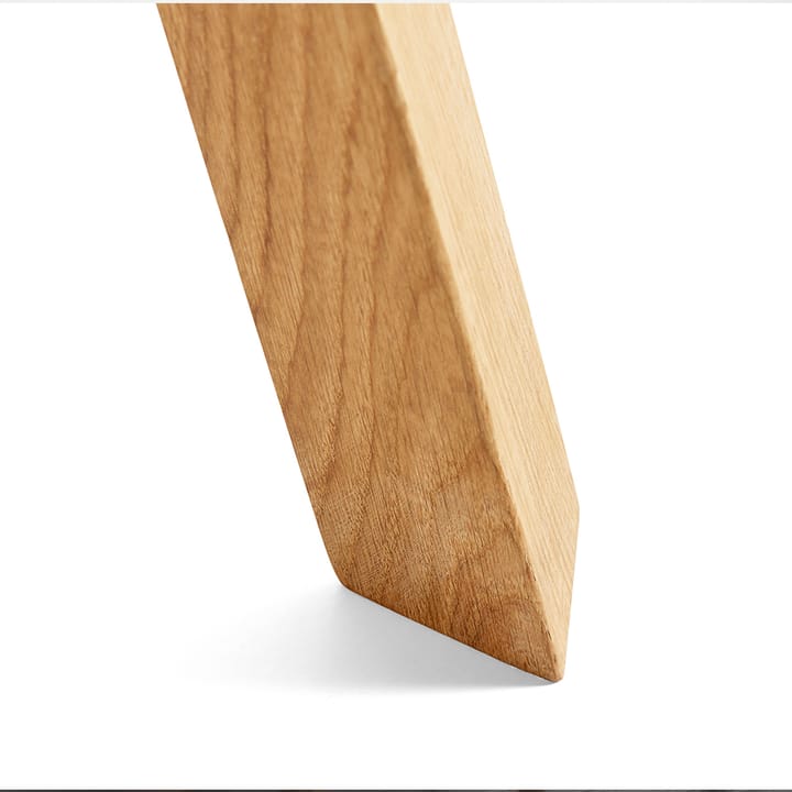 Triangle Leg bänk - water-based lacquered oak, 200 cm - HAY