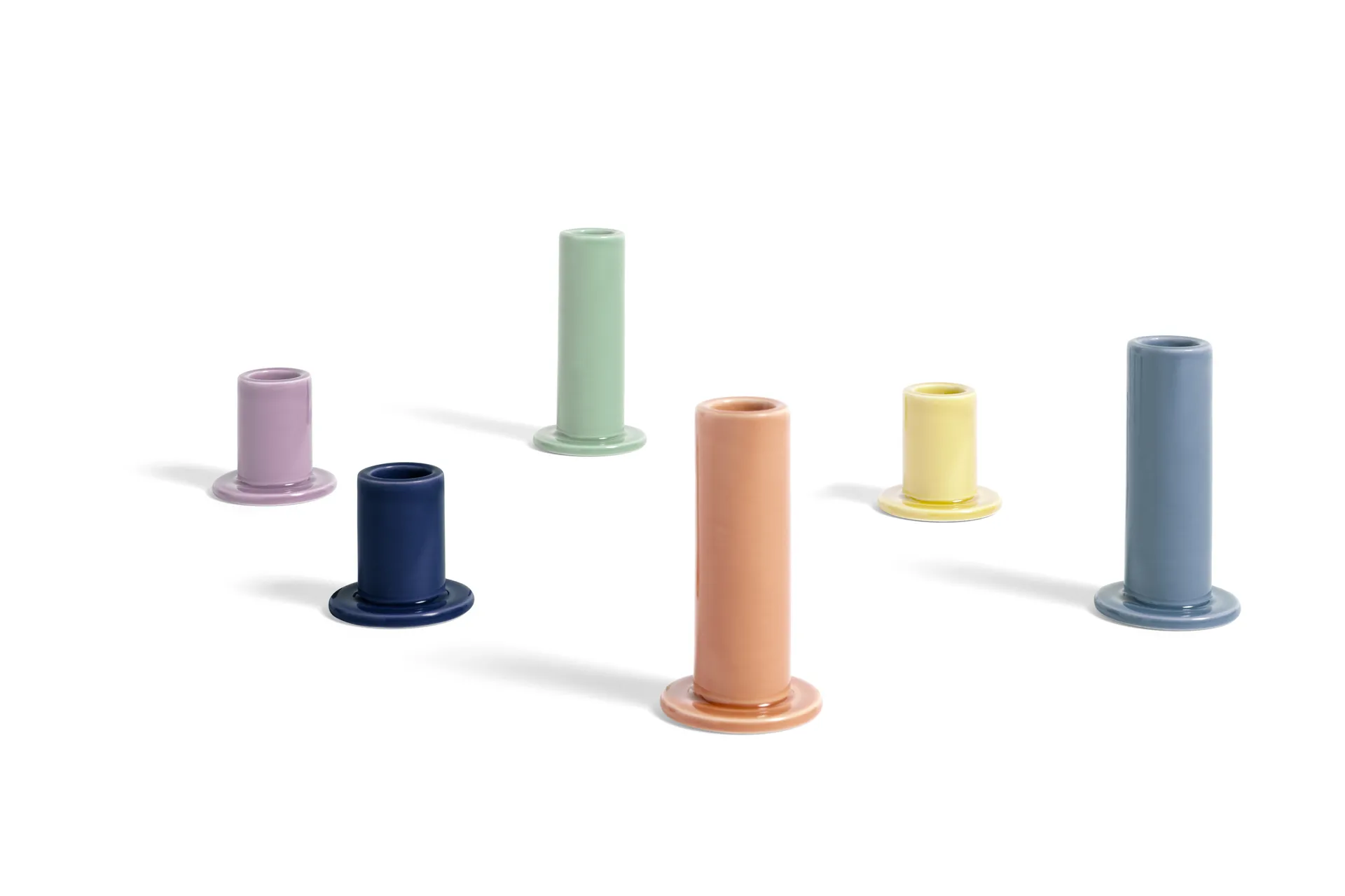 Tube ljusstake 10 cm, Mint HAY