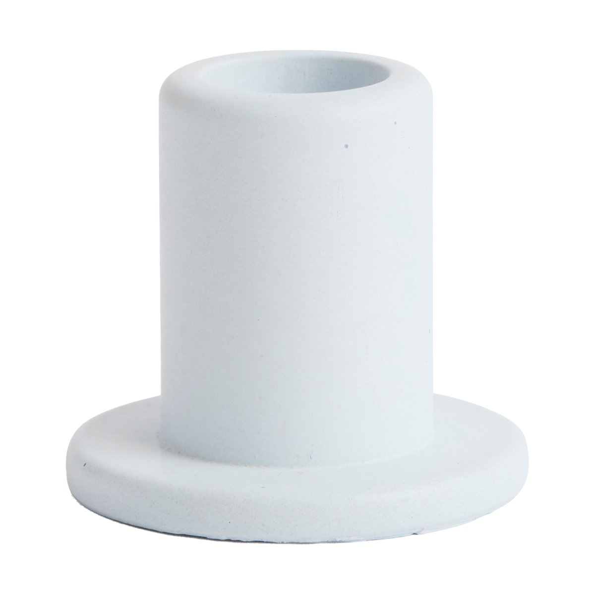 HAY Tube ljusstake betong 5,5 cm Light blue | Skandinavisk Design | Ljusstakar | Blå