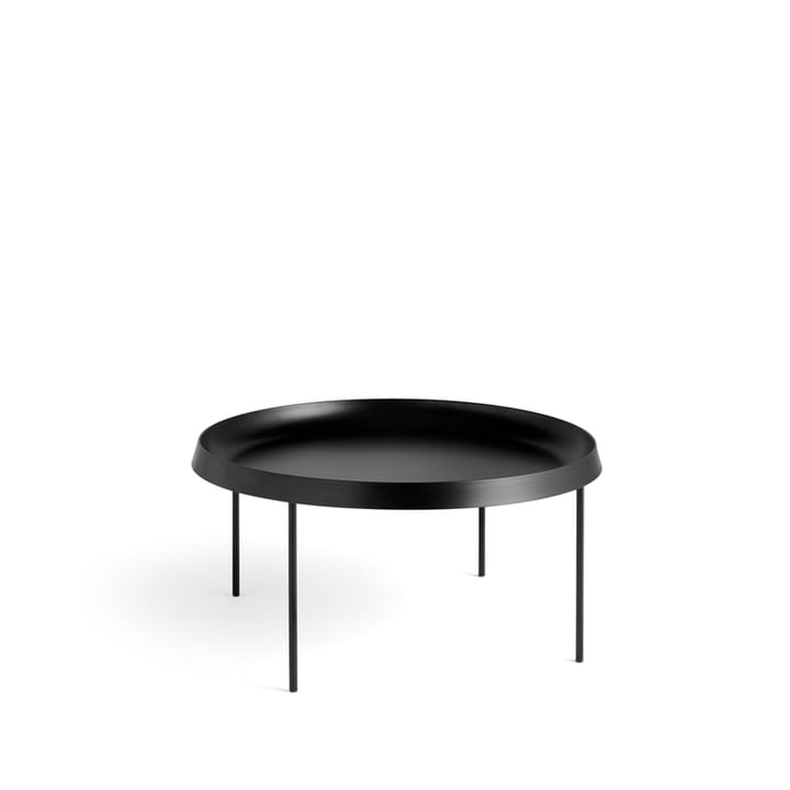 Tulou soffbord - black, ø75 - HAY