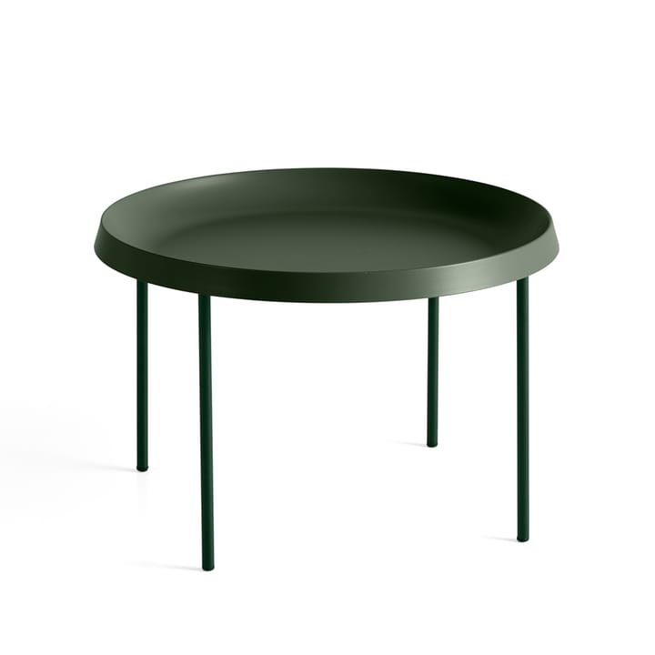 Tulou soffbord - Green-ø55-dark moss stålstativ - HAY