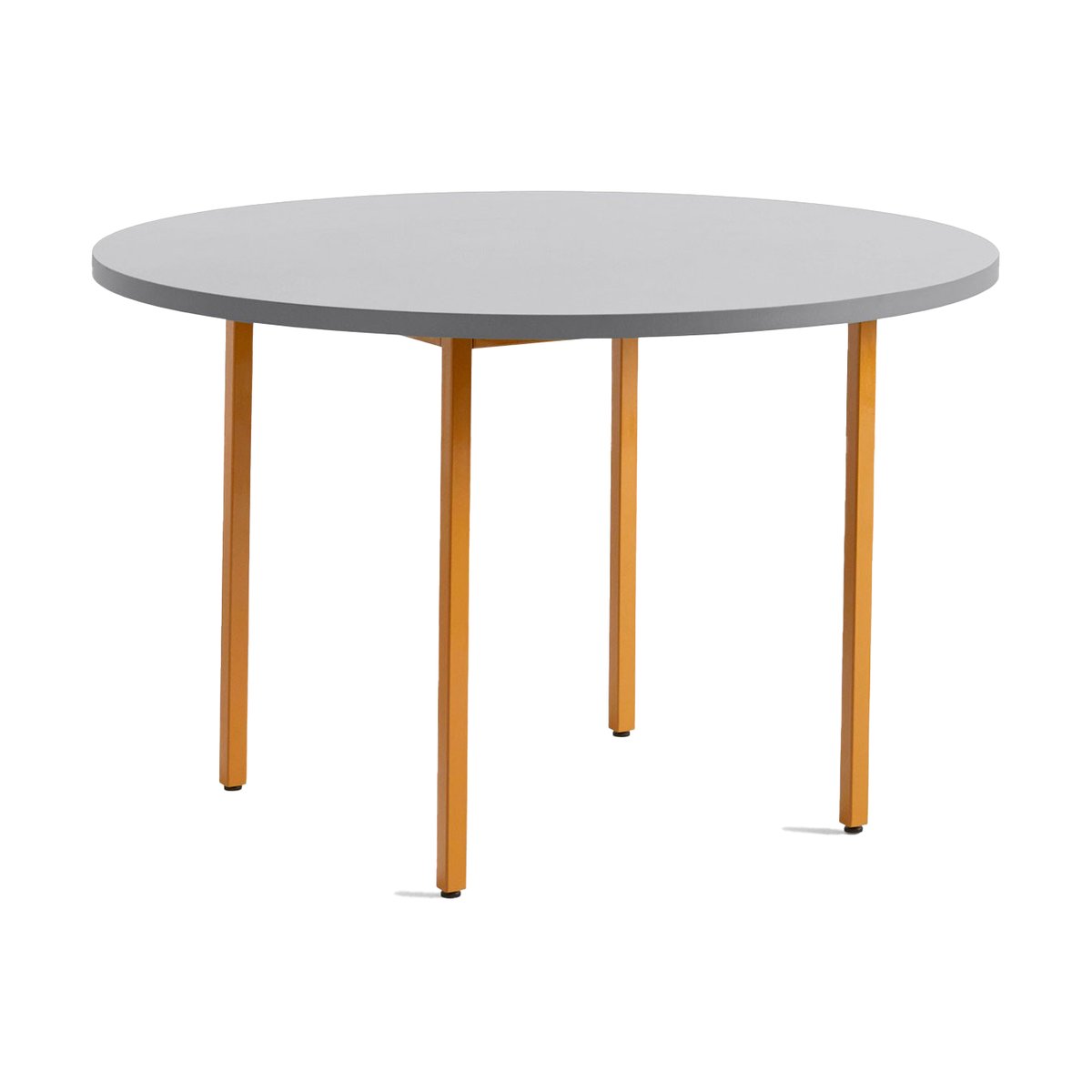 HAY Two-Colour matbord o120 cm Ochre-light grey | Skandinavisk Design | Matbord | Gul