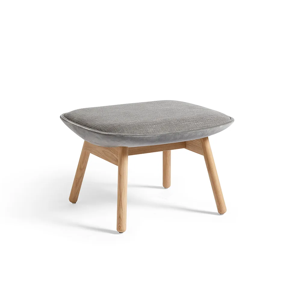 Uchiwa fotpall, Roden 05 magnesium-ek-baksida lola warm grey HAY