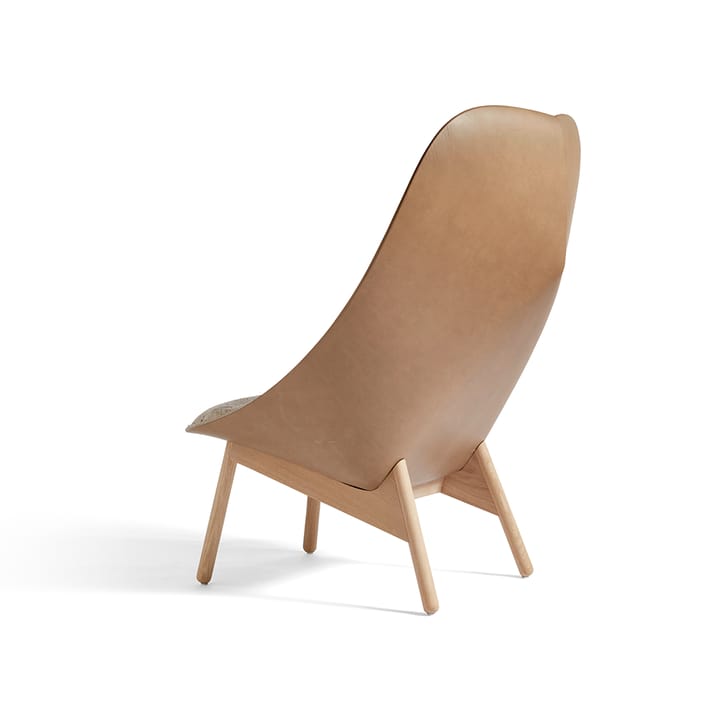Uchiwa Quilt loungefåtölj, Bolgheri lgg60 melange-ek-sense nougat HAY