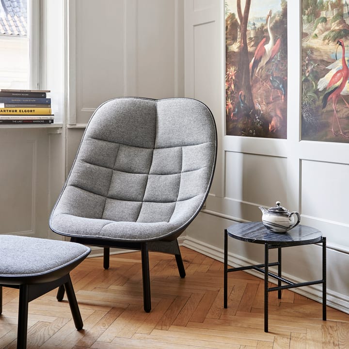 Uchiwa Quilt loungefåtölj, Cream A5-ek-canvas 244 HAY