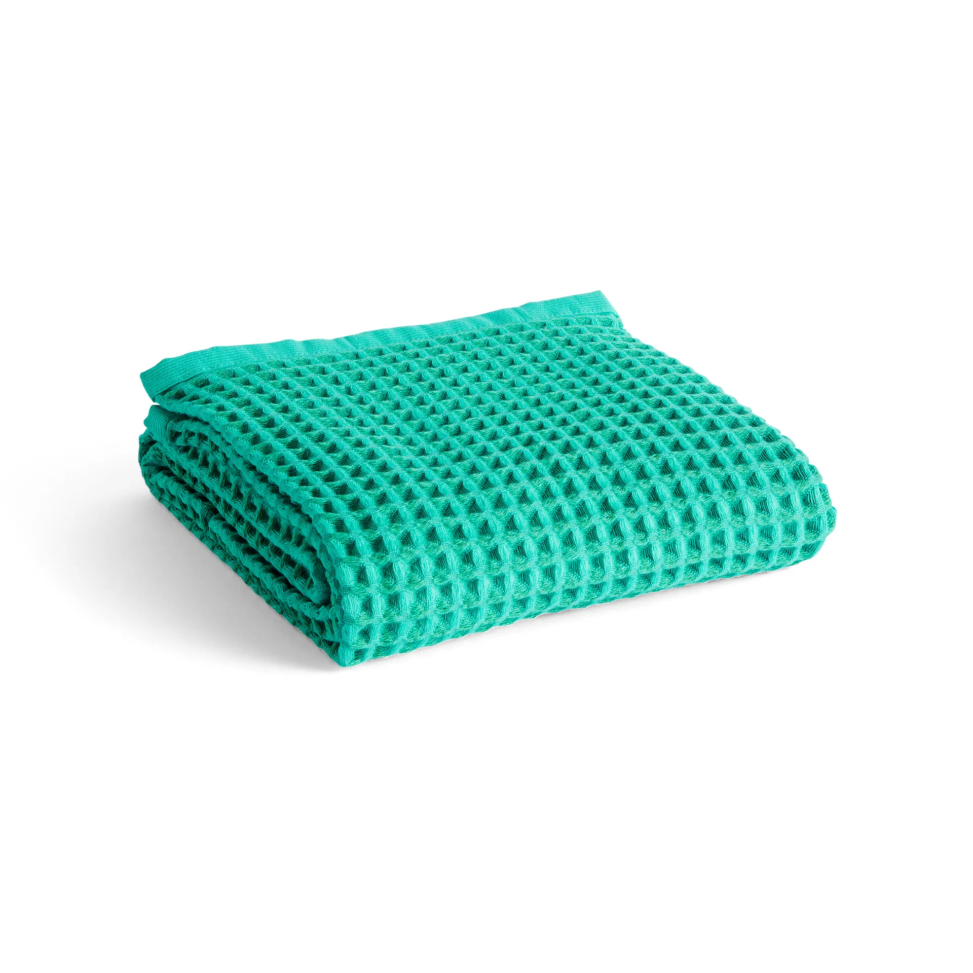 Waffle badhandduk 70x140 cm, Emerald green HAY