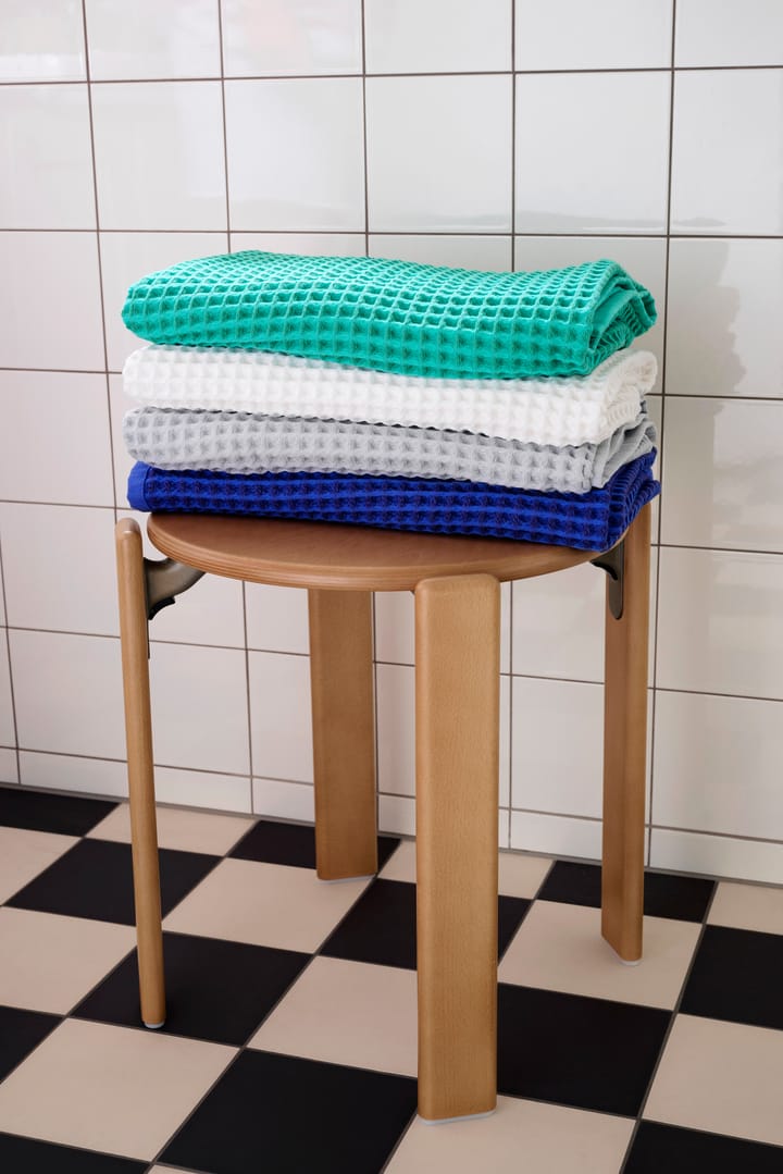 Waffle badhandduk 70x140 cm, Emerald green HAY