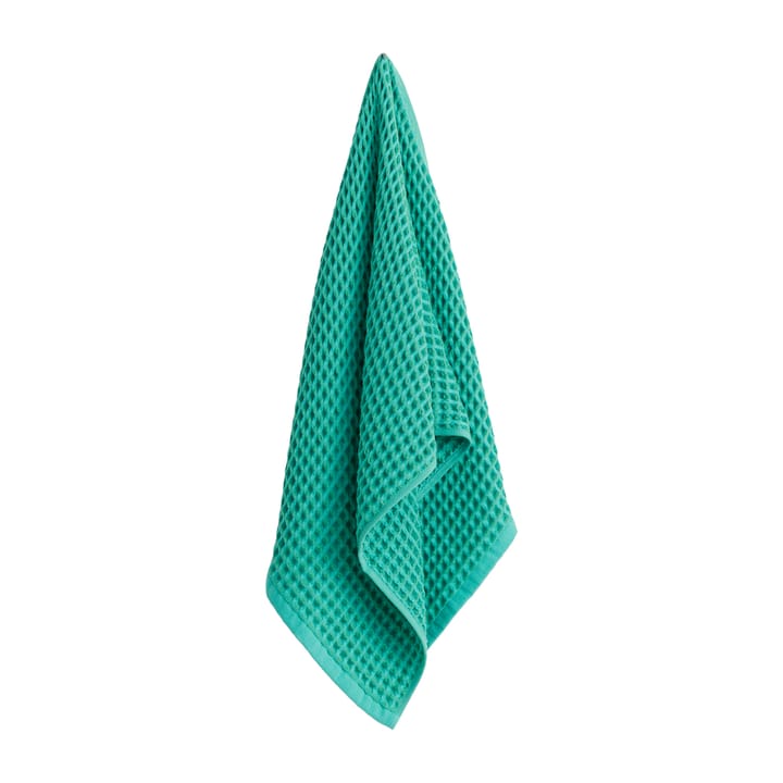 Waffle handduk 50x100 cm - Emerald green - HAY